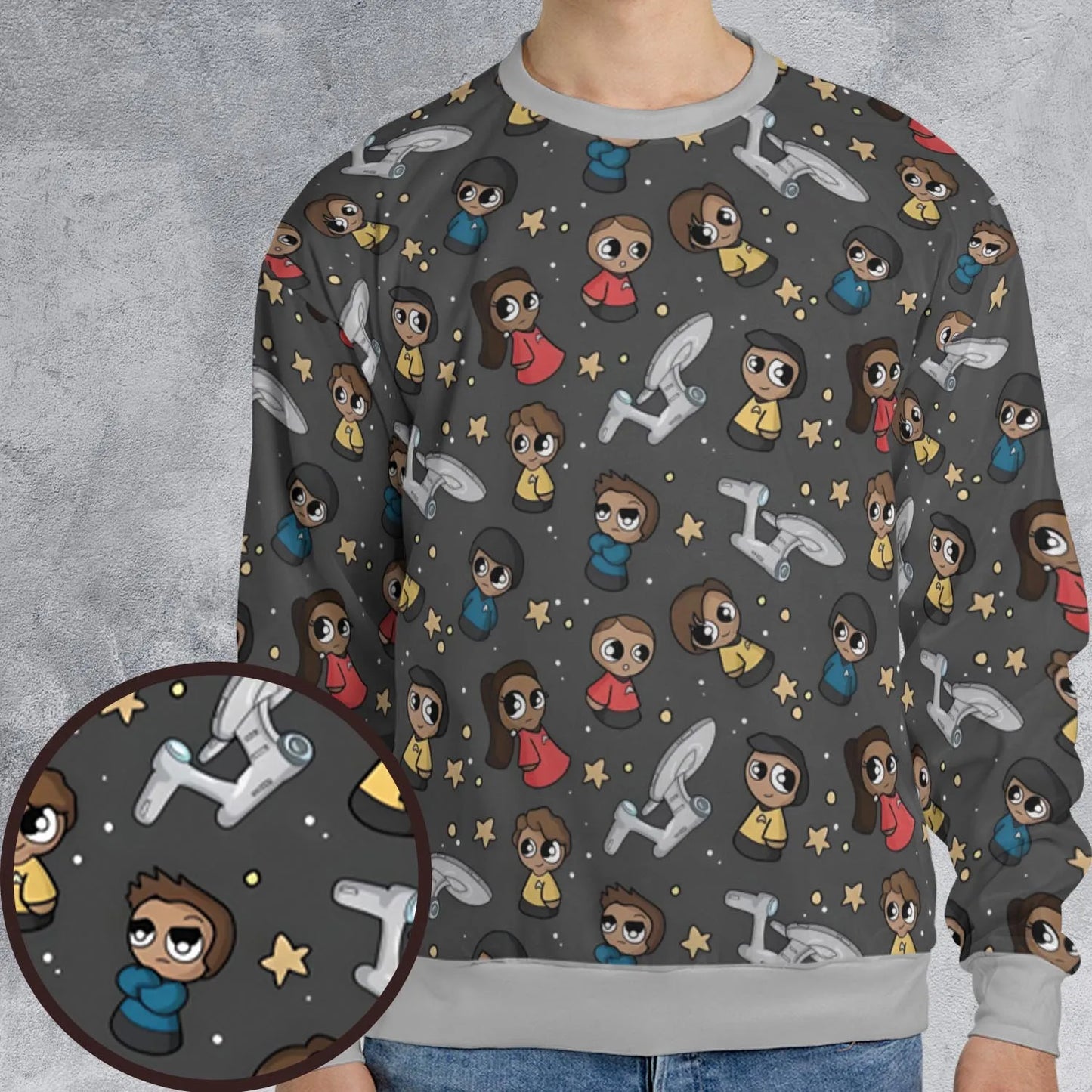 All-over Print Sweatshirt - HLXQRVXU