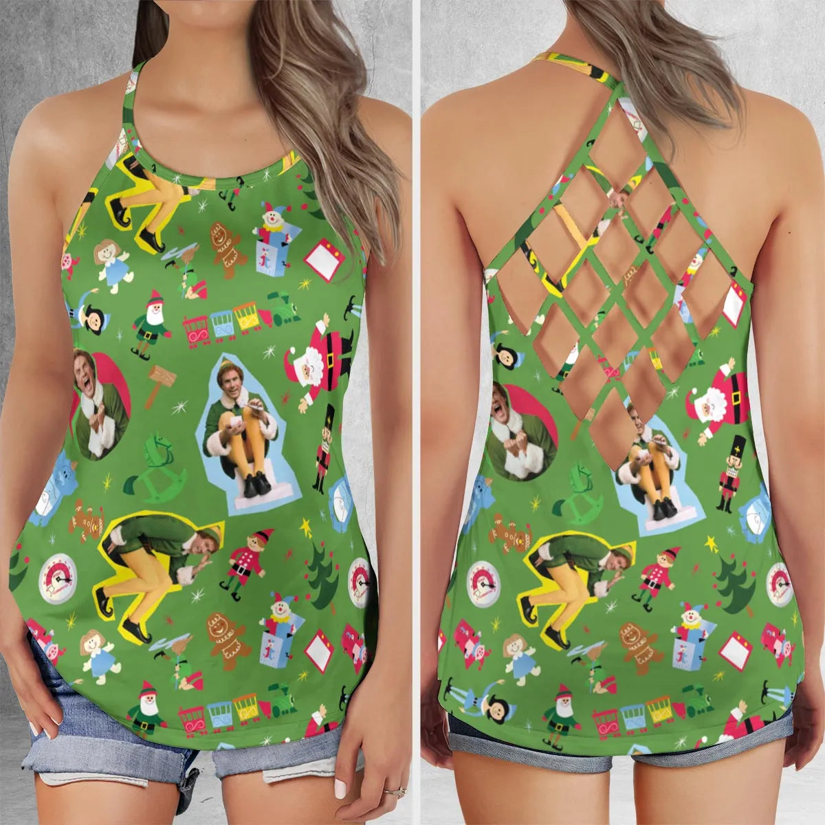 Criss Cross Tank Top - SKUQGAUN