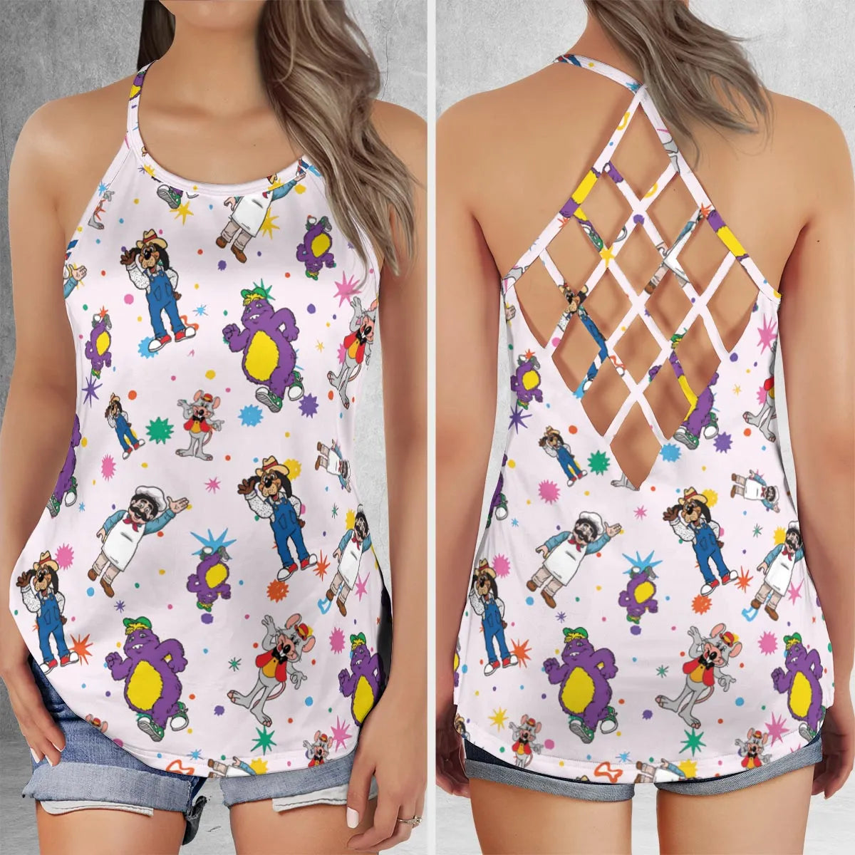Criss Cross Tank Top - ANR5SCPC