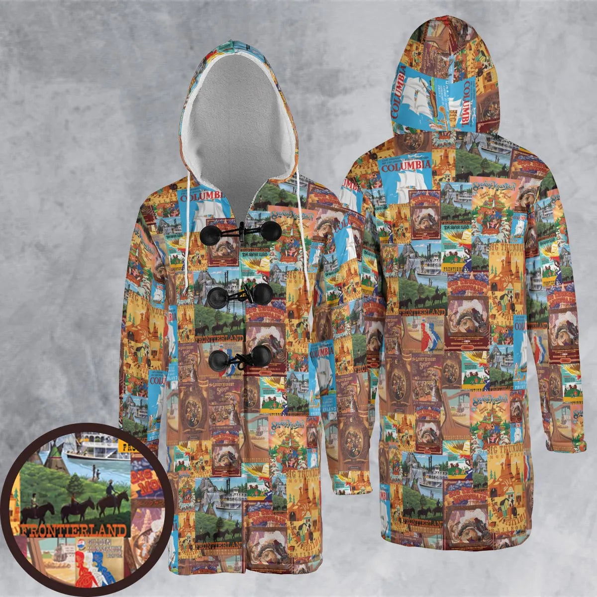 Hooded Cloak Coat - QZFRFP6K