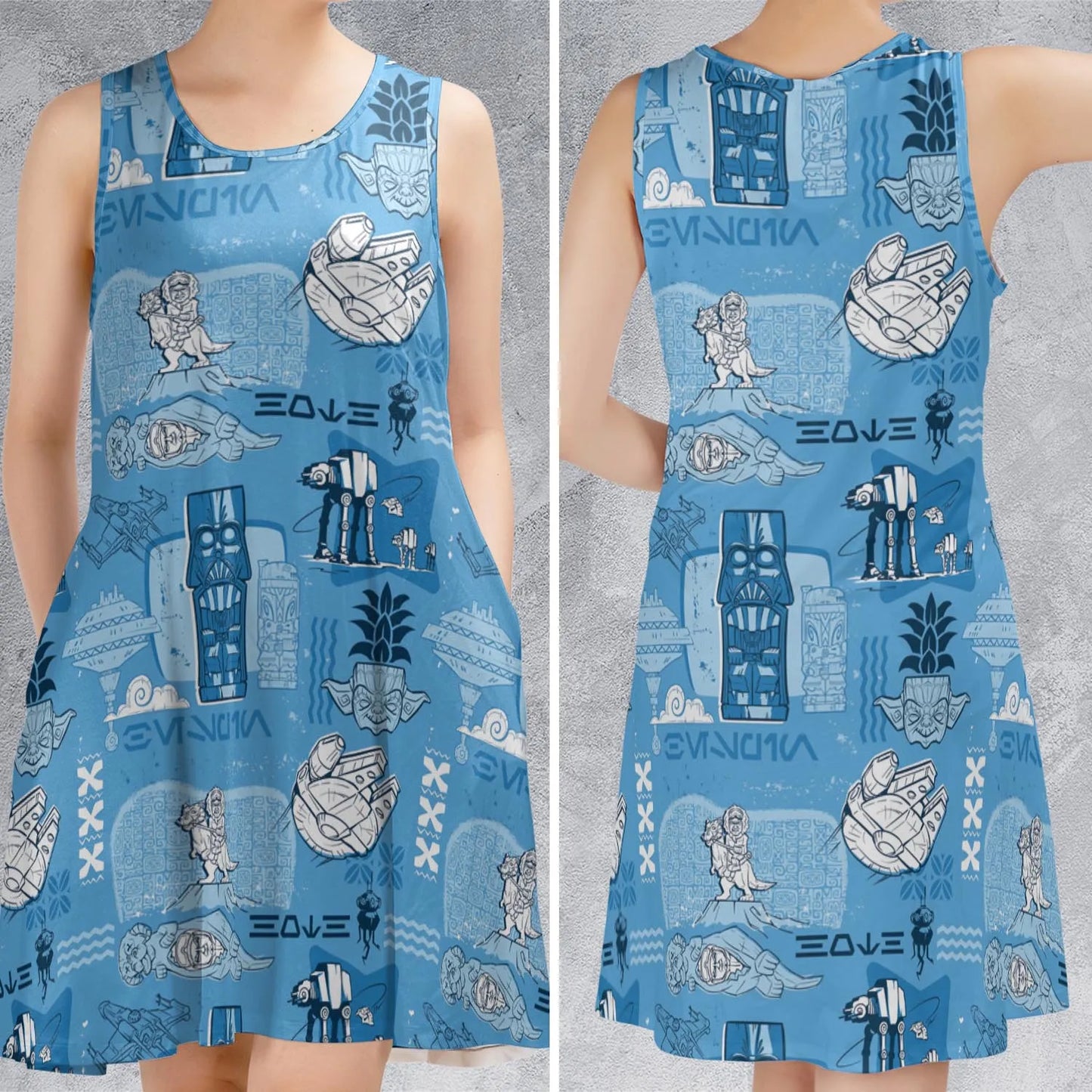 Sleeveless Dress - AWUAGZCK