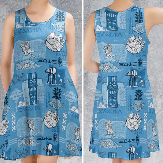 Sleeveless Dress - AWUAGZCK