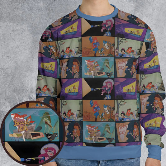 All-over Print Sweatshirt - QR7EH1WA