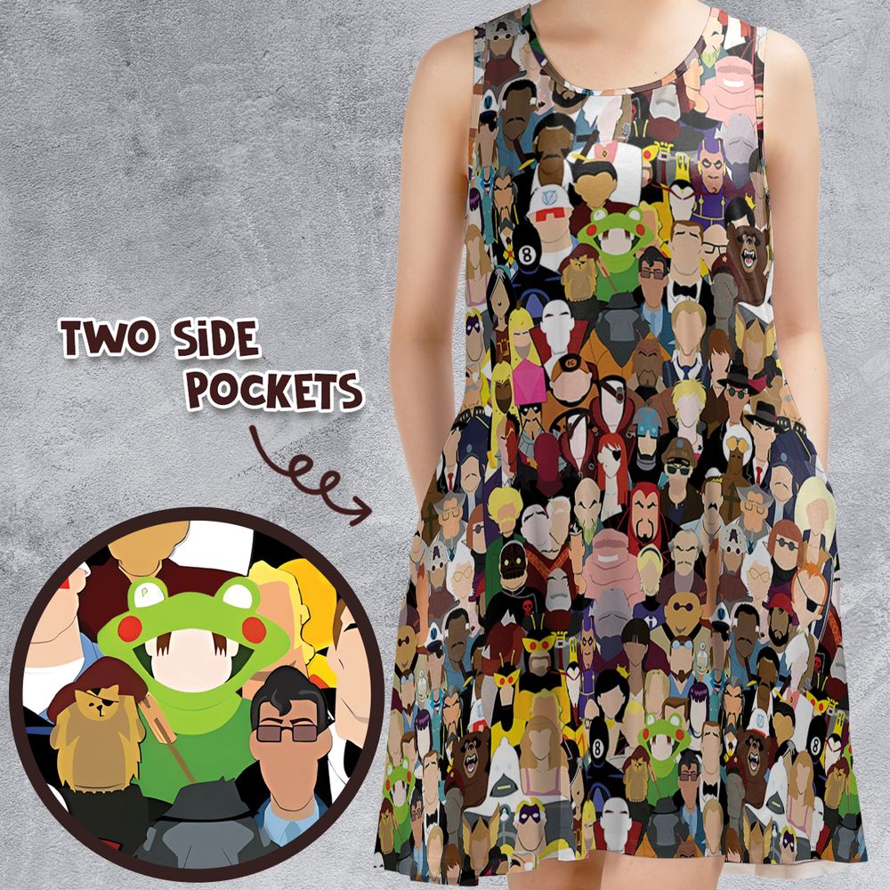 Sleeveless Dress - MK8T57U1 -  - 1
