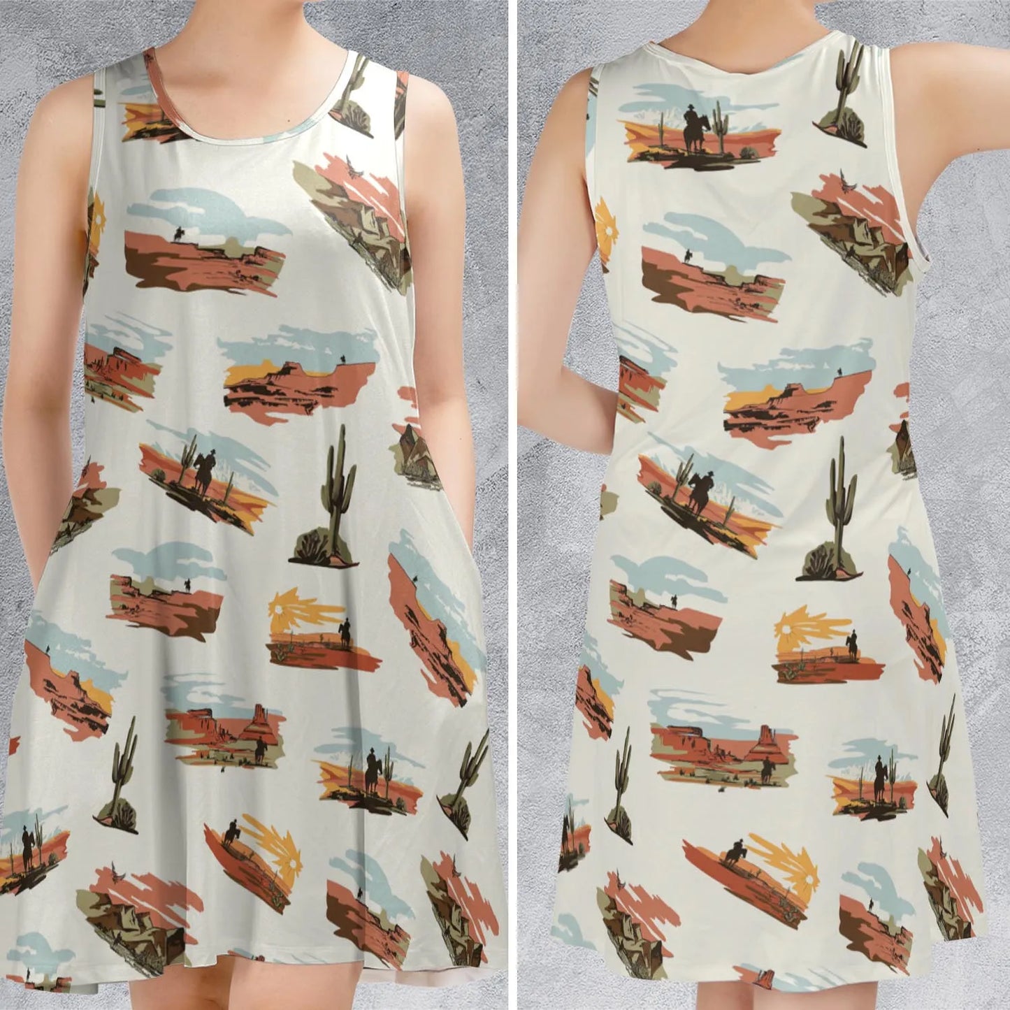 Sleeveless Dress - B243MR1Y