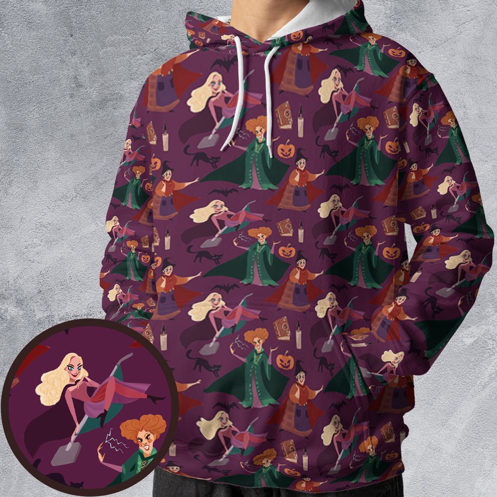 All-over Print Hoodie - 17HK7P2N -  - 1
