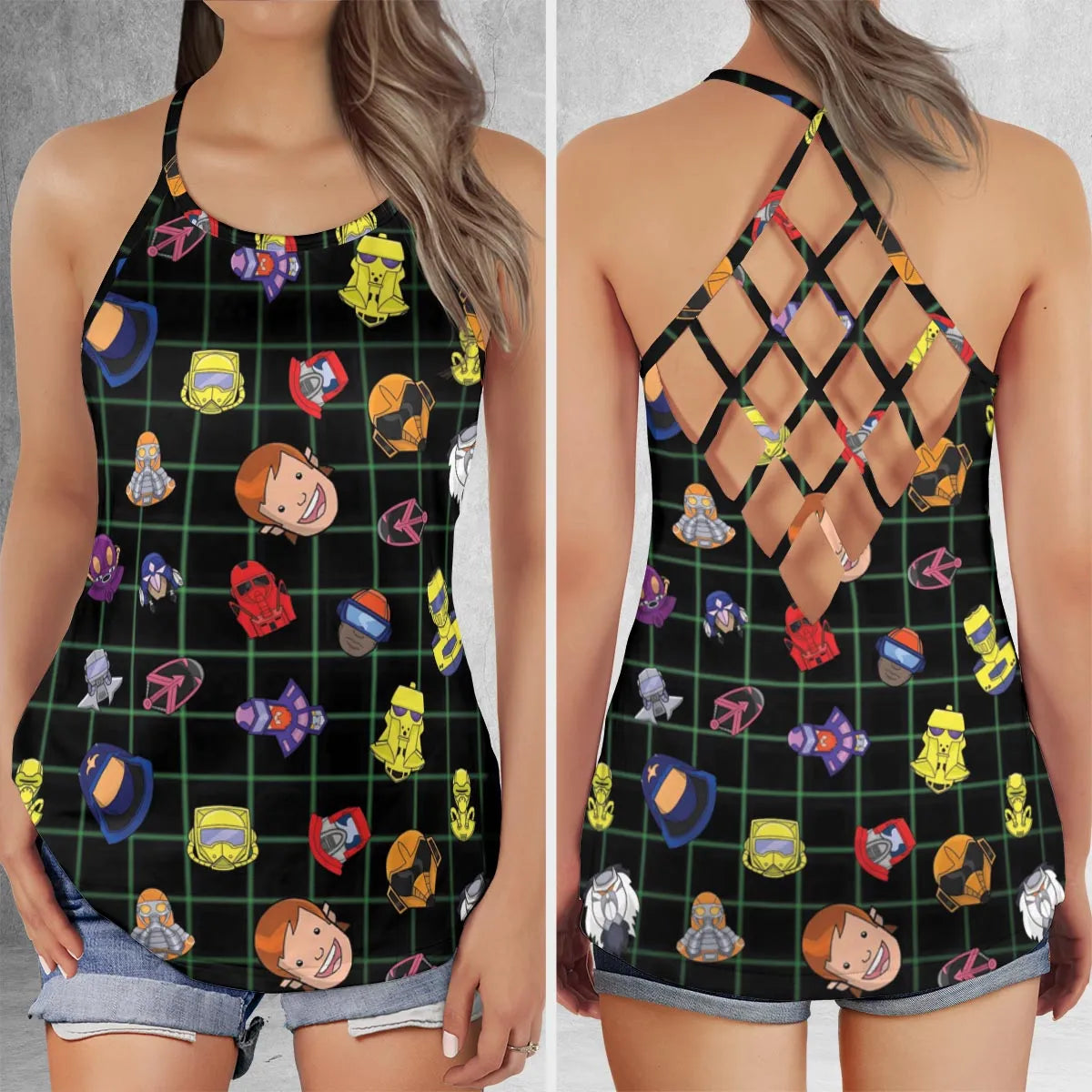 Criss Cross Tank Top - 9ST1J93X