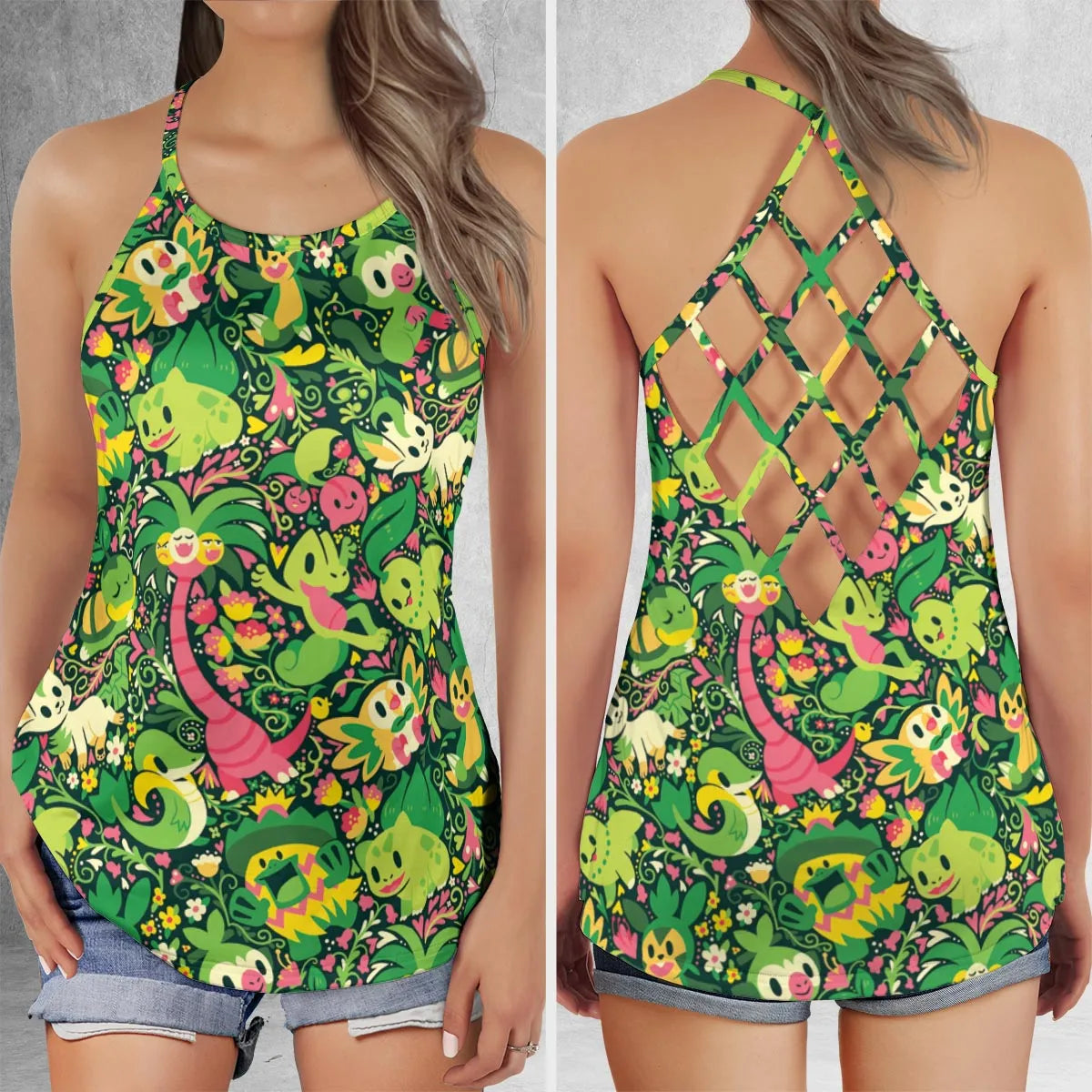 Criss Cross Tank Top - 512F38A1