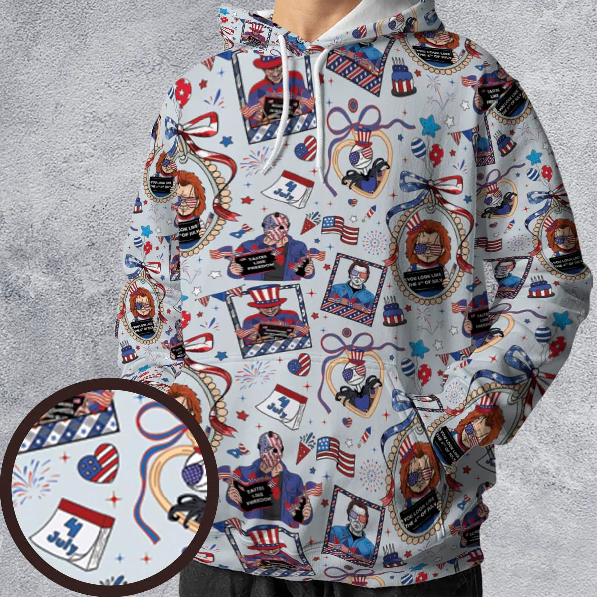 All-over Print Hoodie - 6EKH9U3M