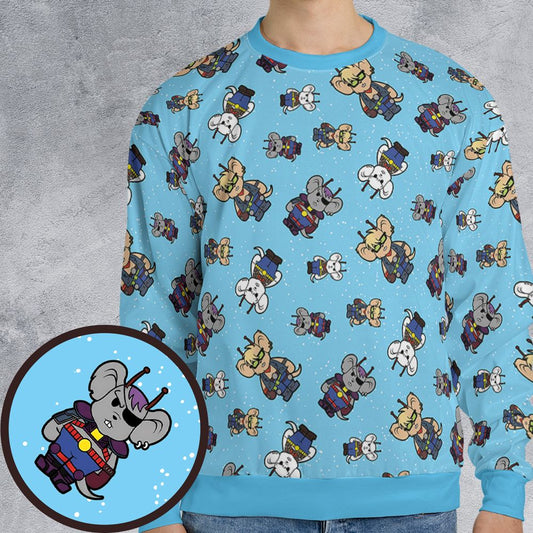 All-over Print Sweatshirt - 6FWC184S -  - 1