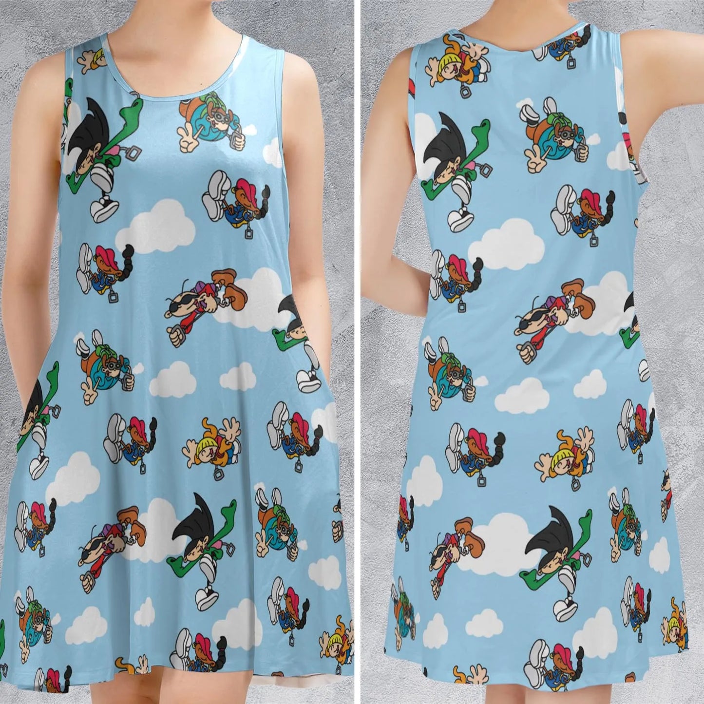 Sleeveless Dress - PSXNJ396