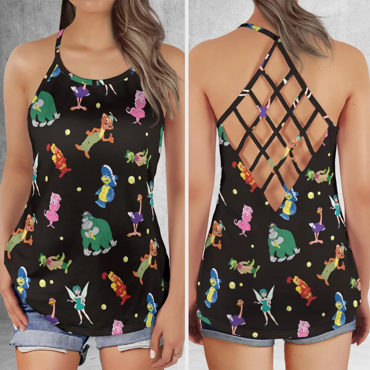 Criss Cross Tank Top - X1EXYN74