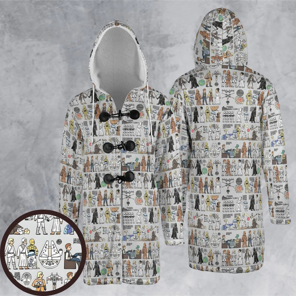 Hooded Cloak Coat - 5Q5J6YYS