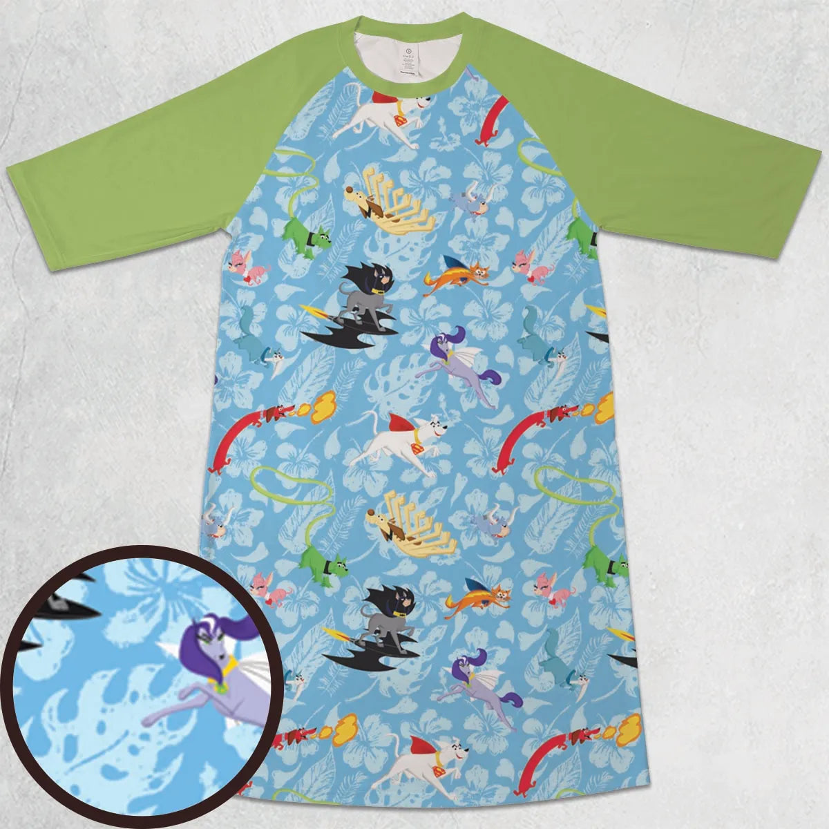 3/4 Sleeve Raglan Dress - B4MZ3L31