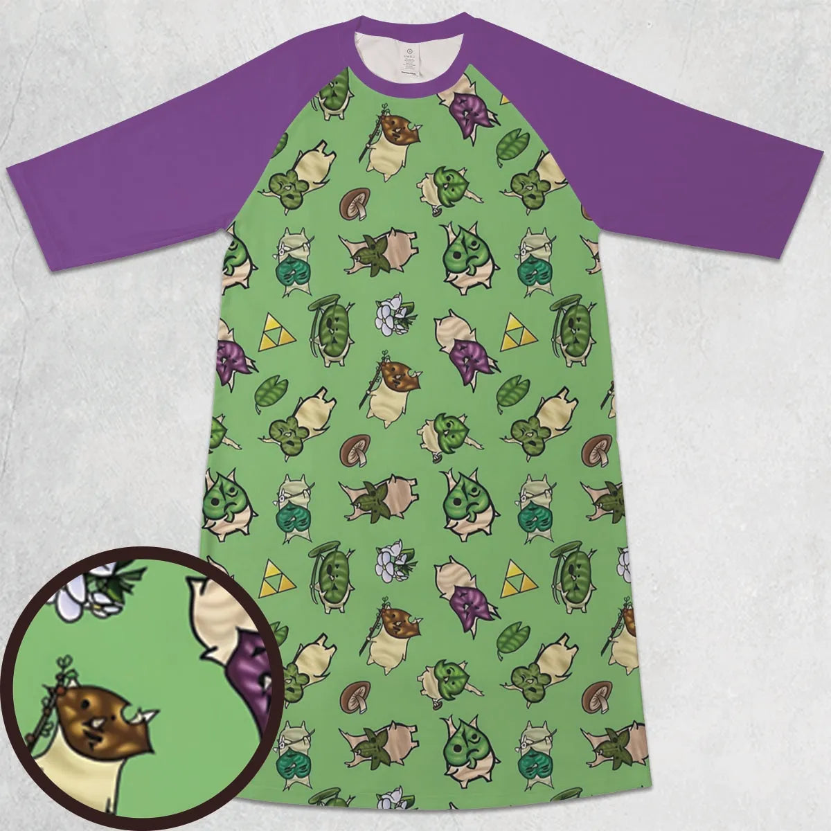 3/4 Sleeve Raglan Dress - JHJKU3W8