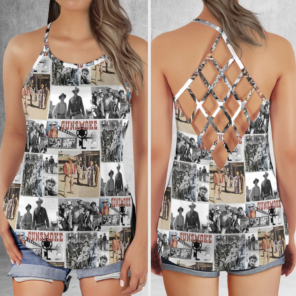 Criss Cross Tank Top - JDFNPUQK -  - 1