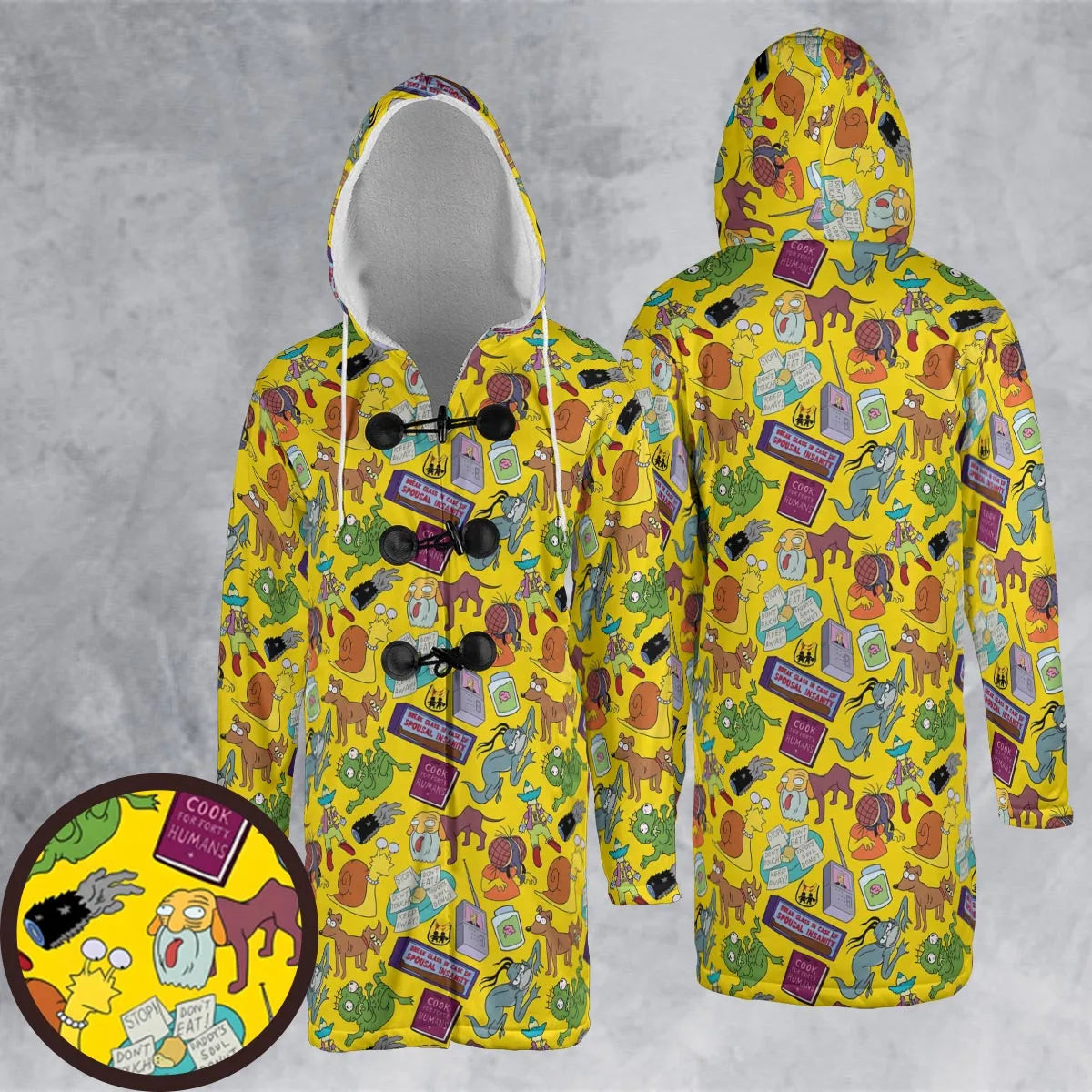 Hooded Cloak Coat - N2SNZNUJ
