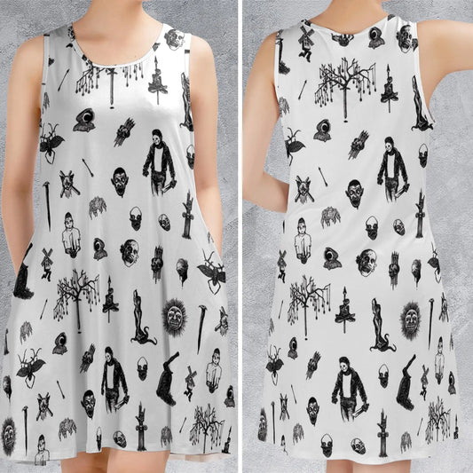 Sleeveless Dress - 4R3HW7G9