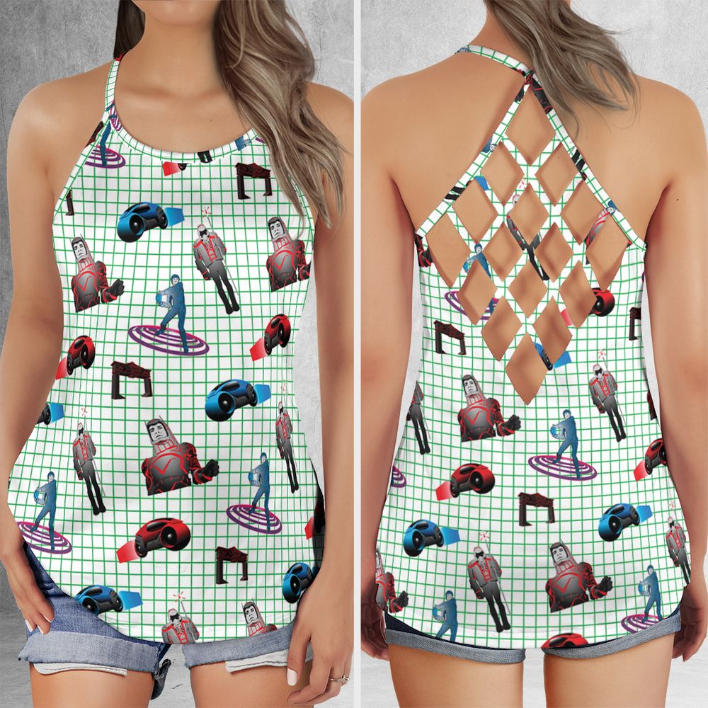 Criss Cross Tank Top - Y9K9LW5F -  - 1