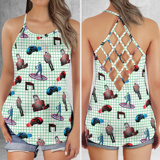 Criss Cross Tank Top - Y9K9LW5F -  - 1