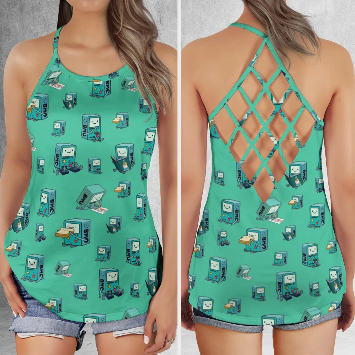 Criss Cross Tank Top - BUA67EL9