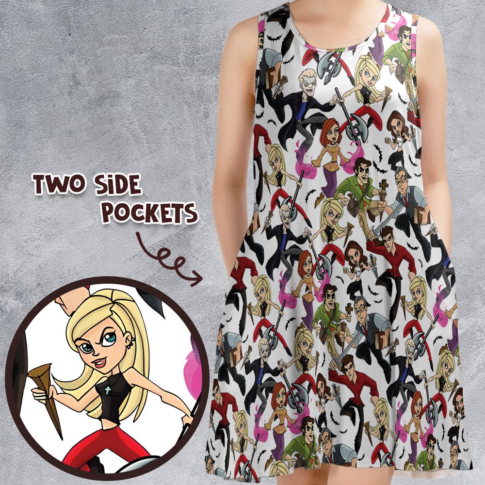 Sleeveless Dress - D6H1BJVB -  - 1
