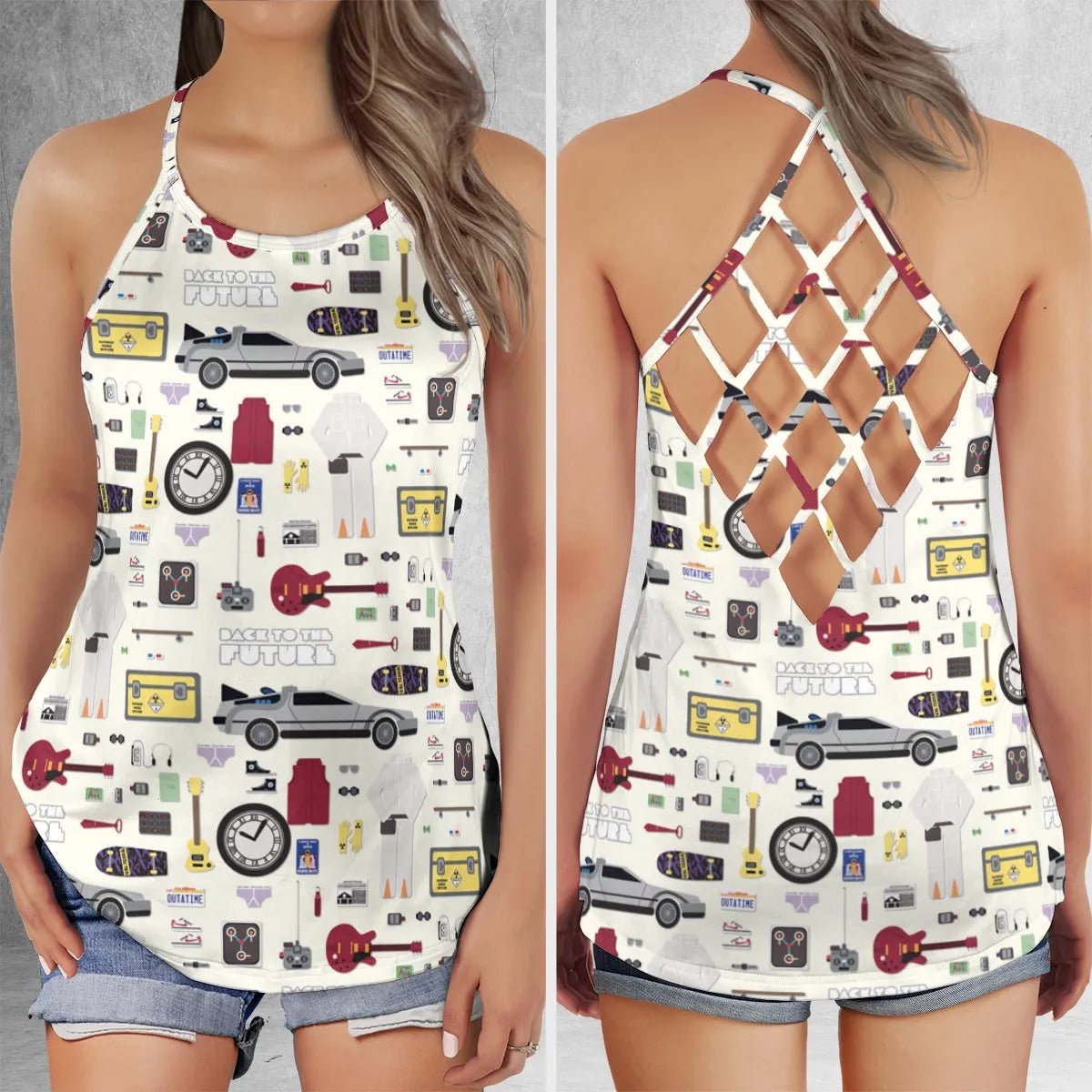 Criss Cross Tank Top - 1JGFW5PJ