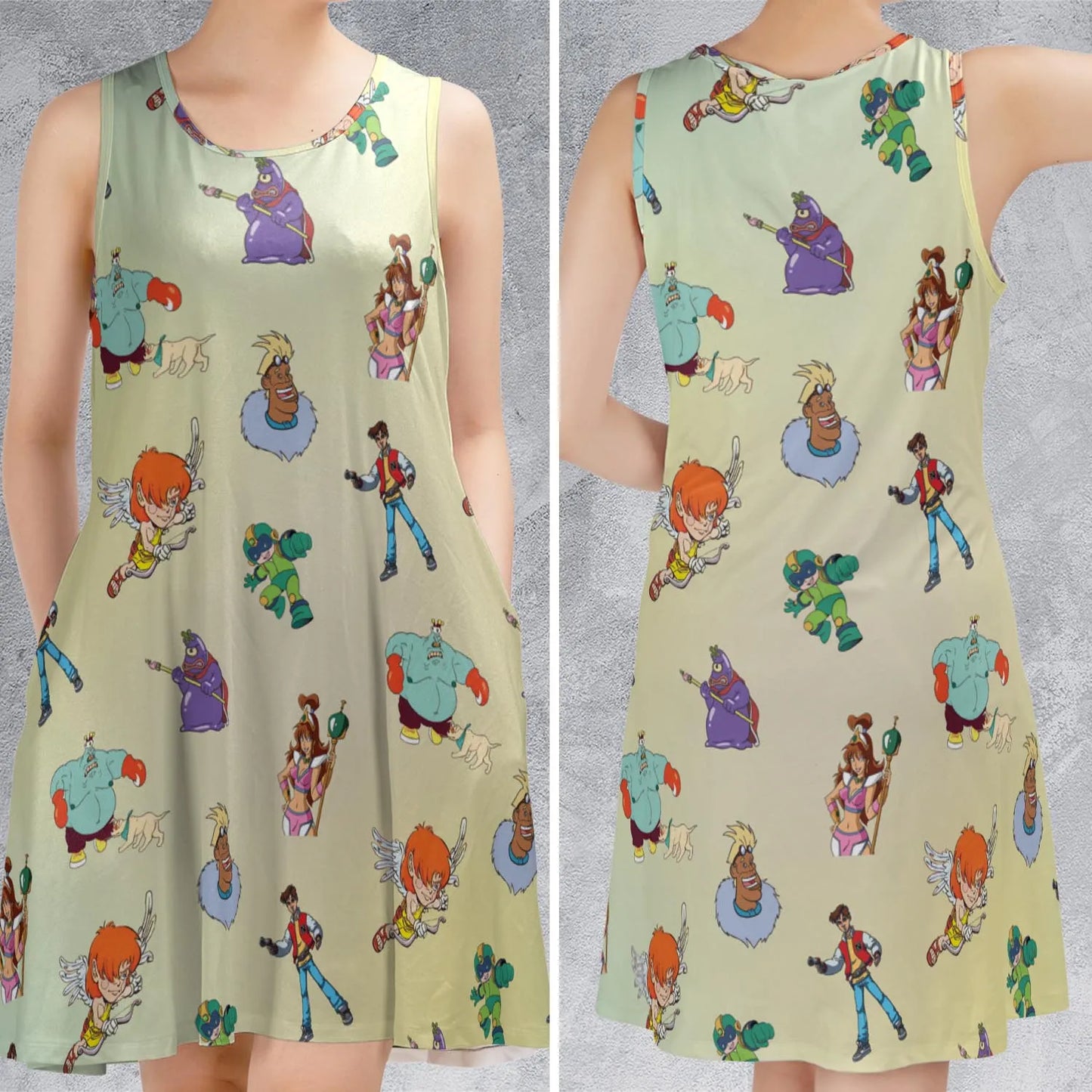Sleeveless Dress - 4LEWZW7X