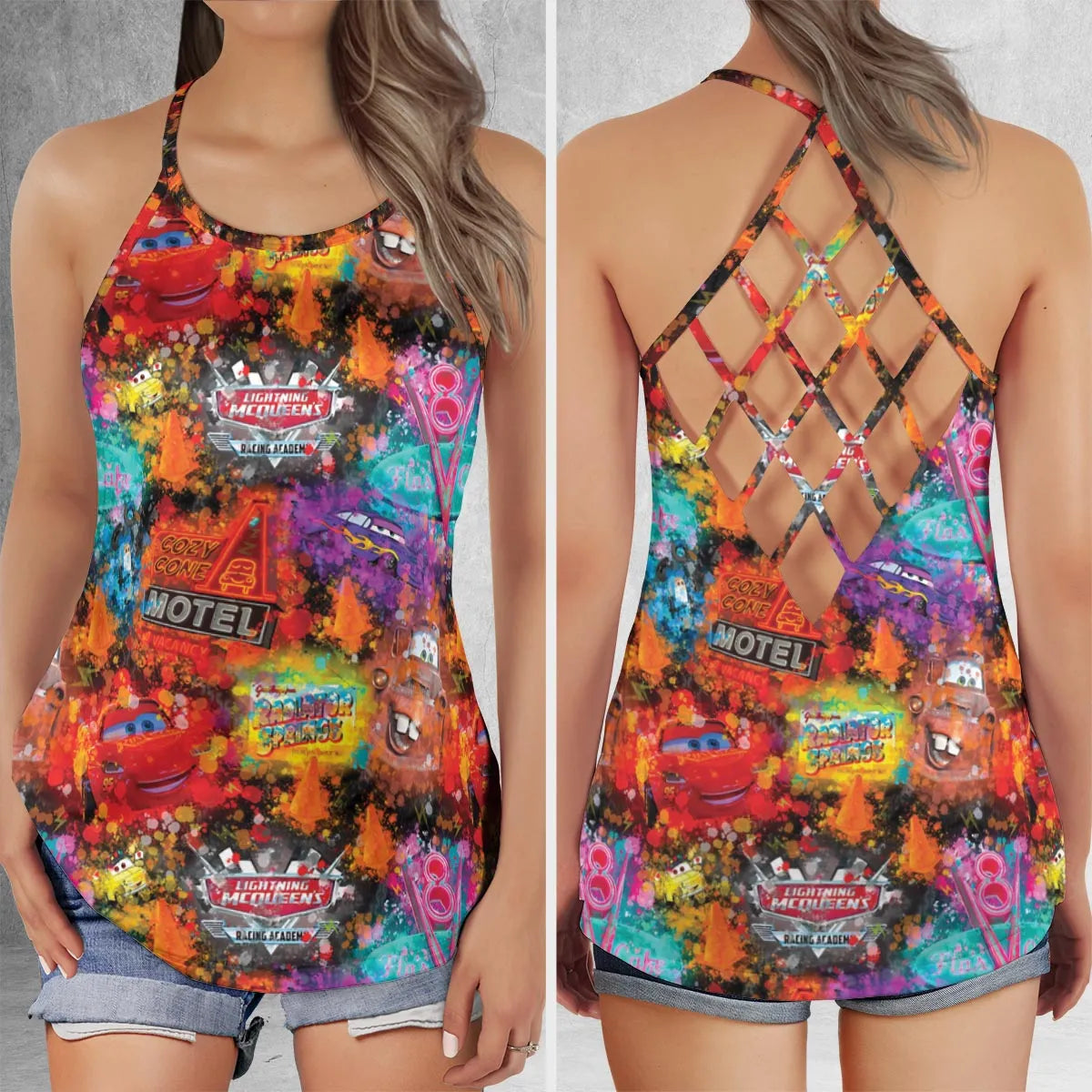Criss Cross Tank Top - H5VM181D
