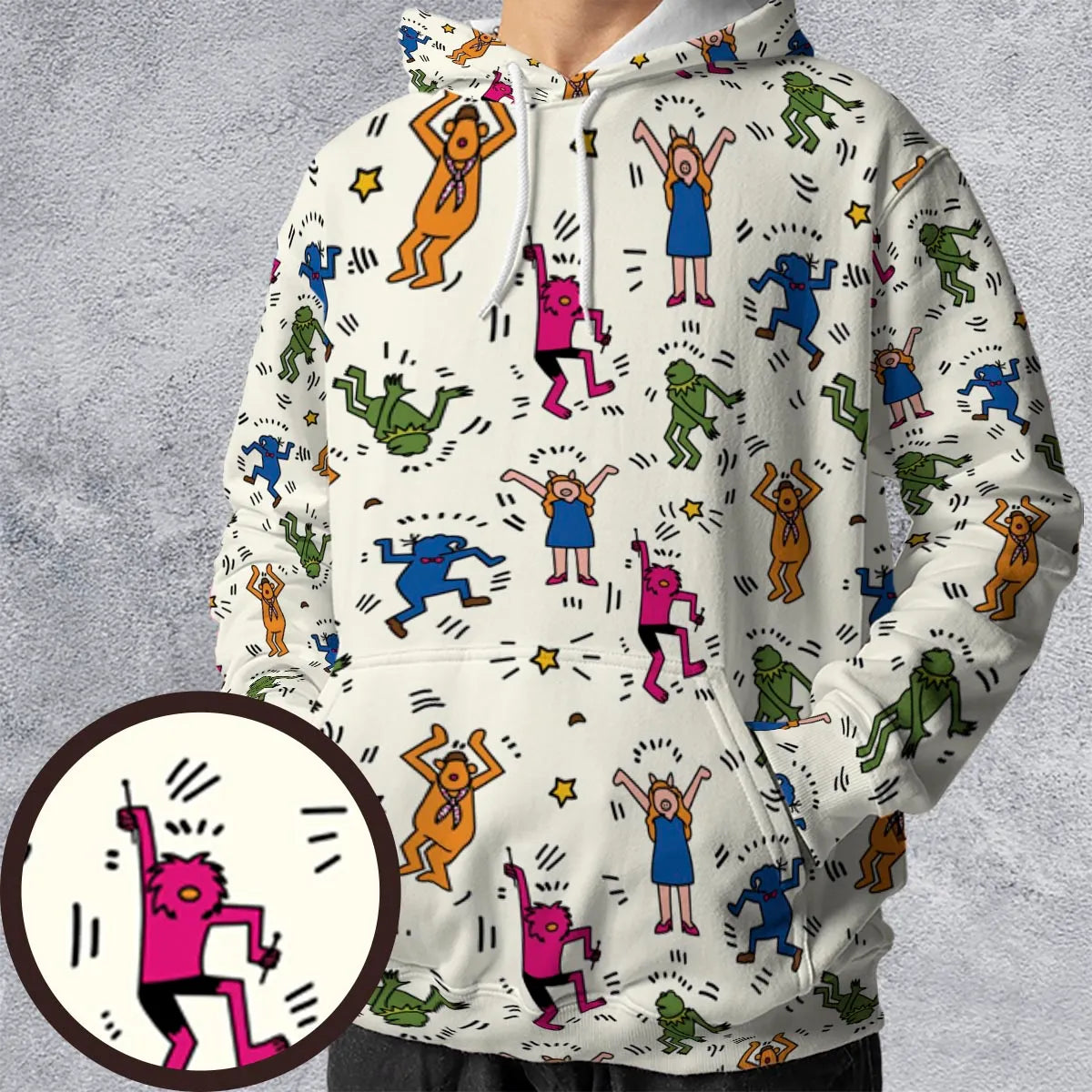 All-over Print Hoodie - 8882D354