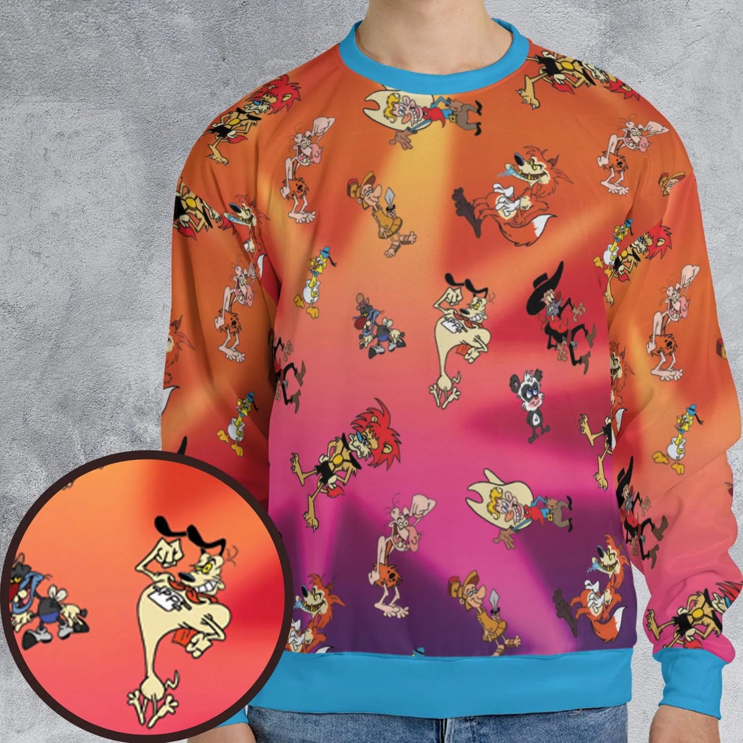 All-over Print Sweatshirt - XKJCU23T