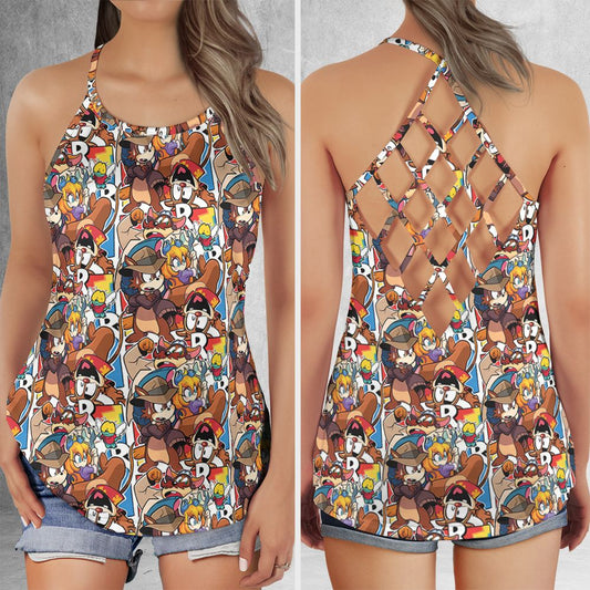Criss Cross Tank Top - YXK5NV23 -  - 1