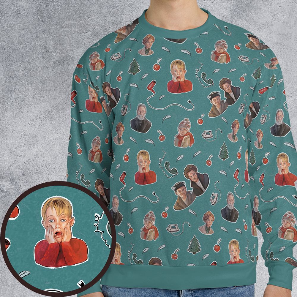 All-over Print Sweatshirt - 4RE9FV1U -  - 1