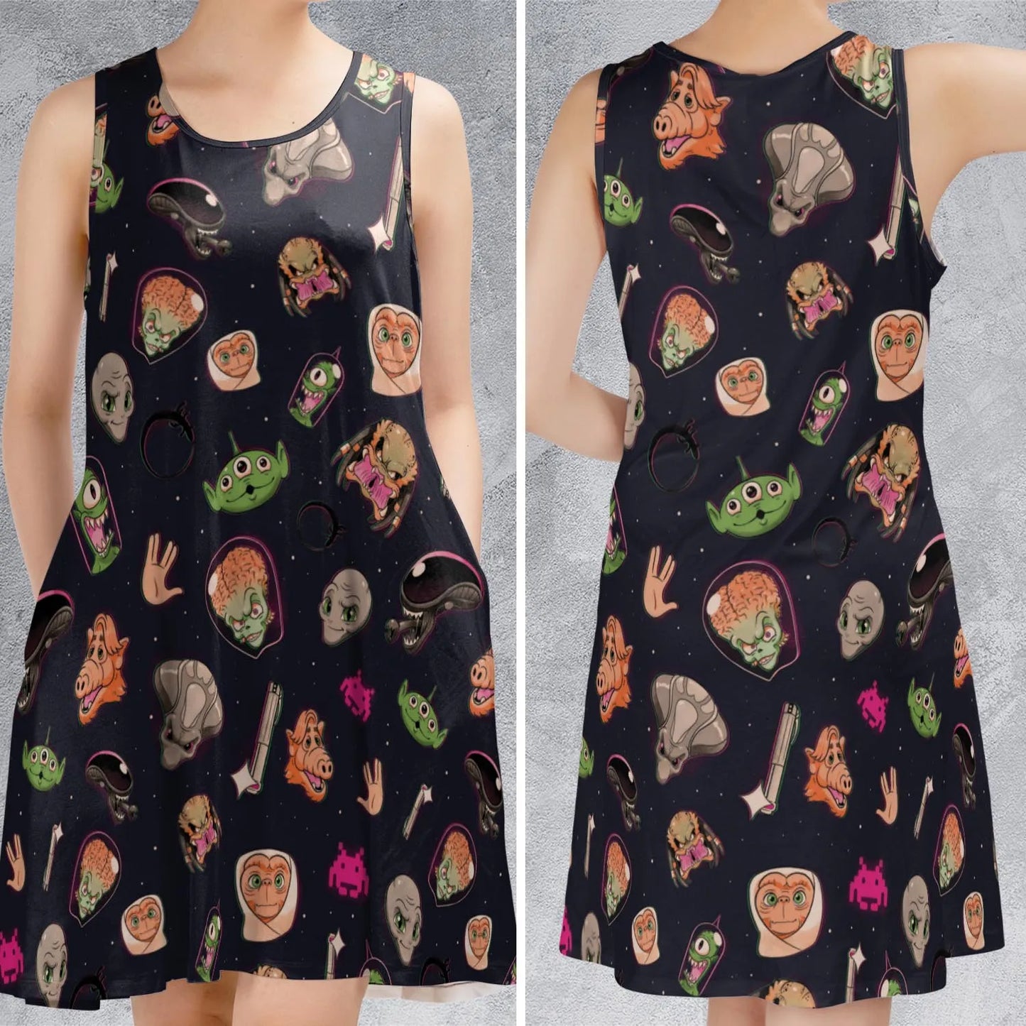 Sleeveless Dress - JZC9GF7S