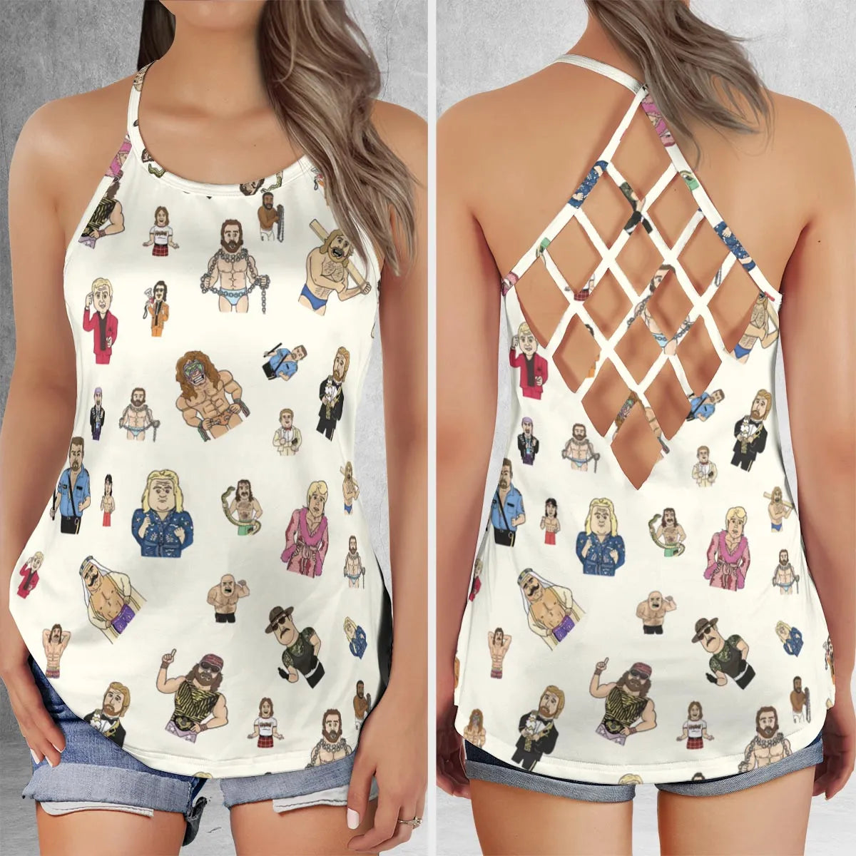 Criss Cross Tank Top - JNLEX8GV