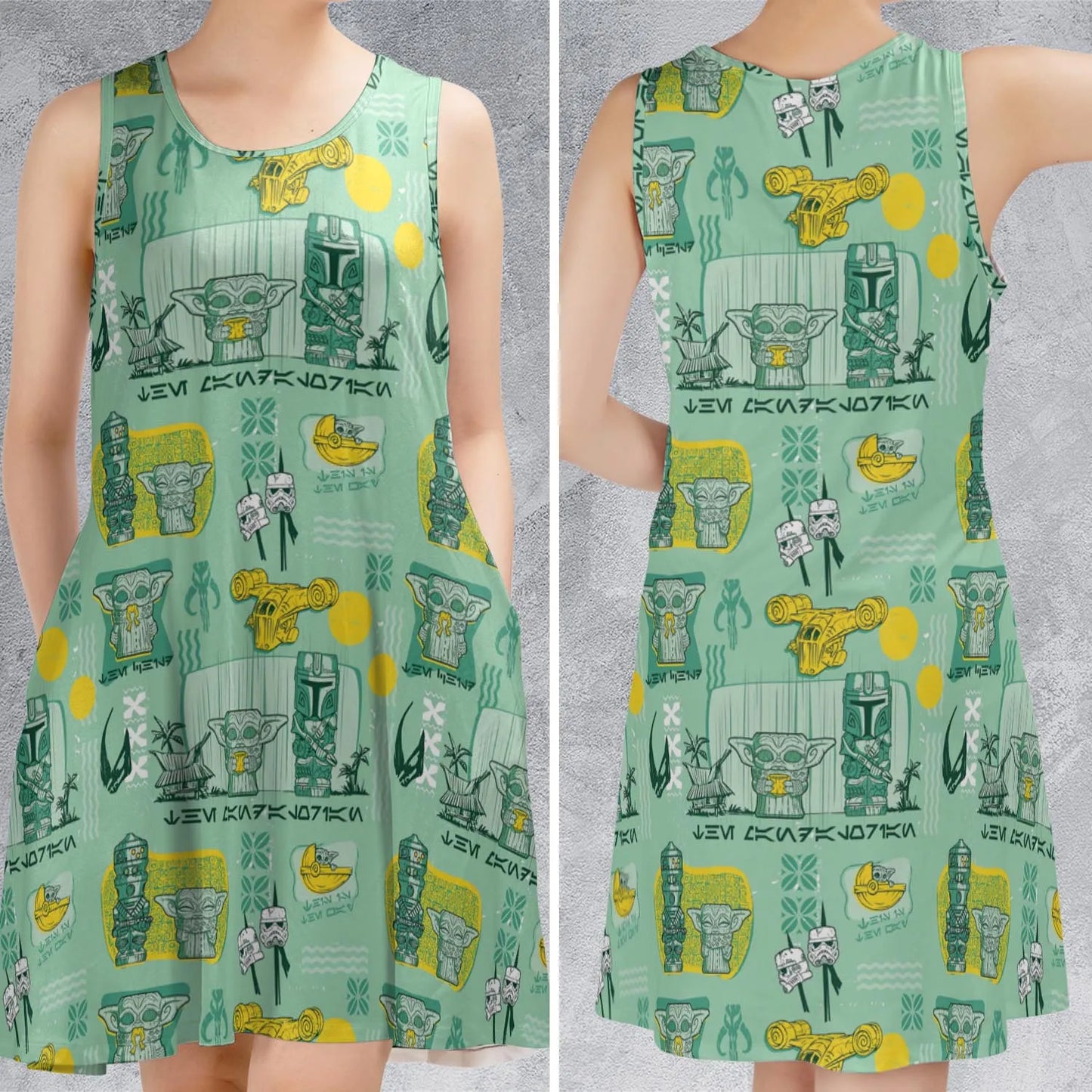 Sleeveless Dress - EHA4YFKL
