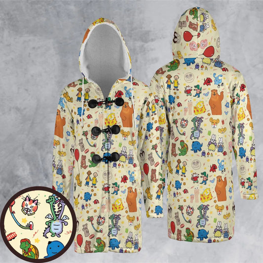 Hooded Cloak Coat - D5GGKUM7