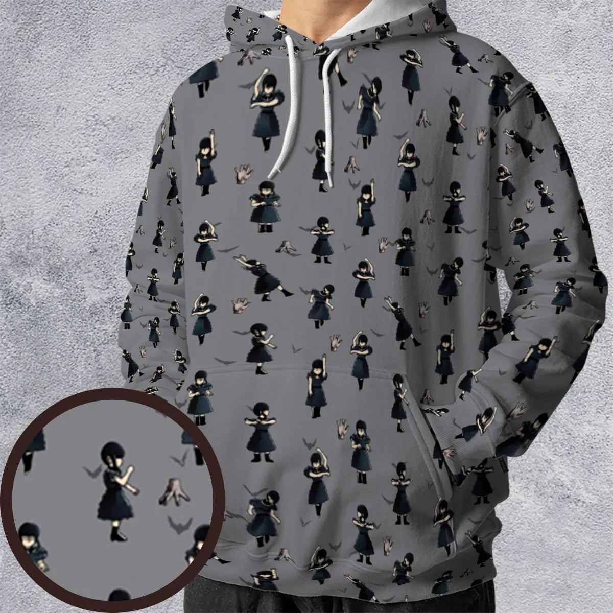 All-over Print Hoodie - QZWSTB97