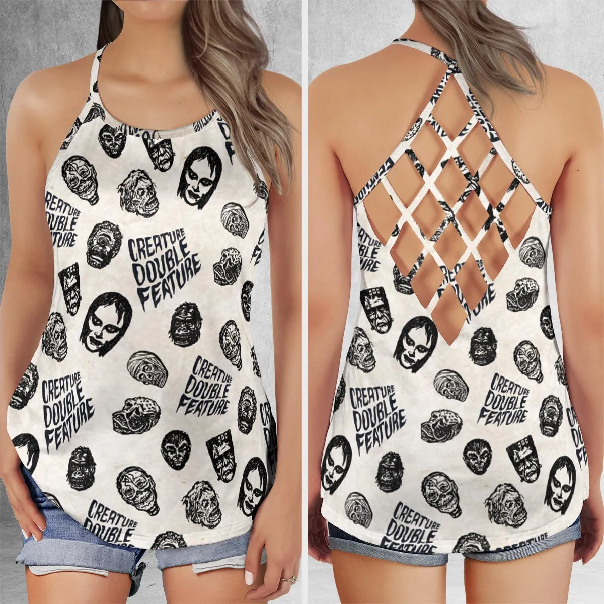 Criss Cross Tank Top - NZBRZVHR