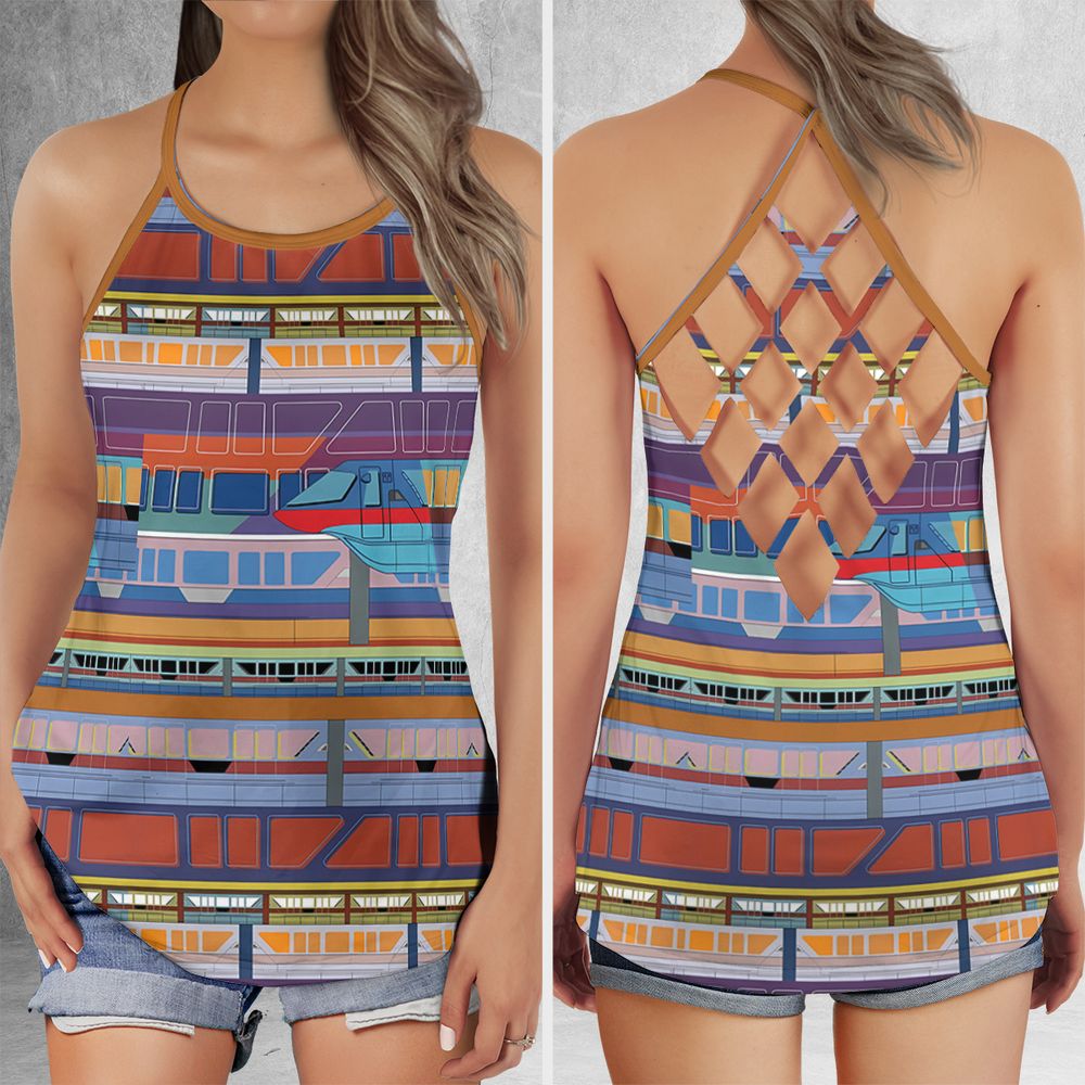 Criss Cross Tank Top - AE3L5PZQ -  - 1