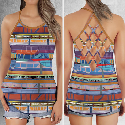 Criss Cross Tank Top - AE3L5PZQ -  - 1