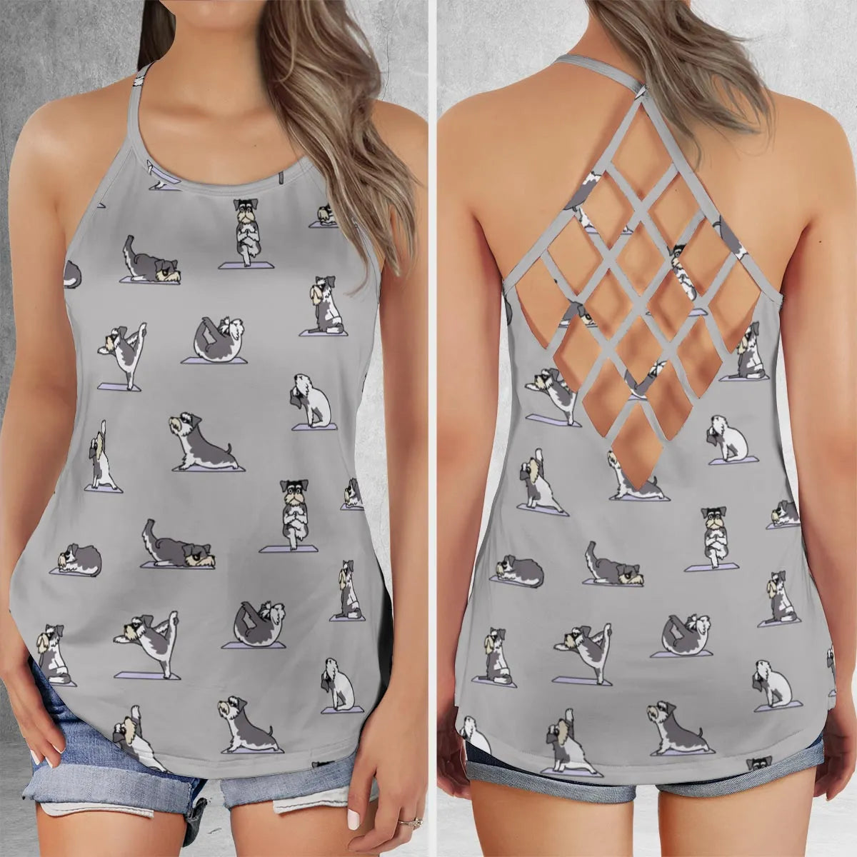 Criss Cross Tank Top - BRAQUQTL