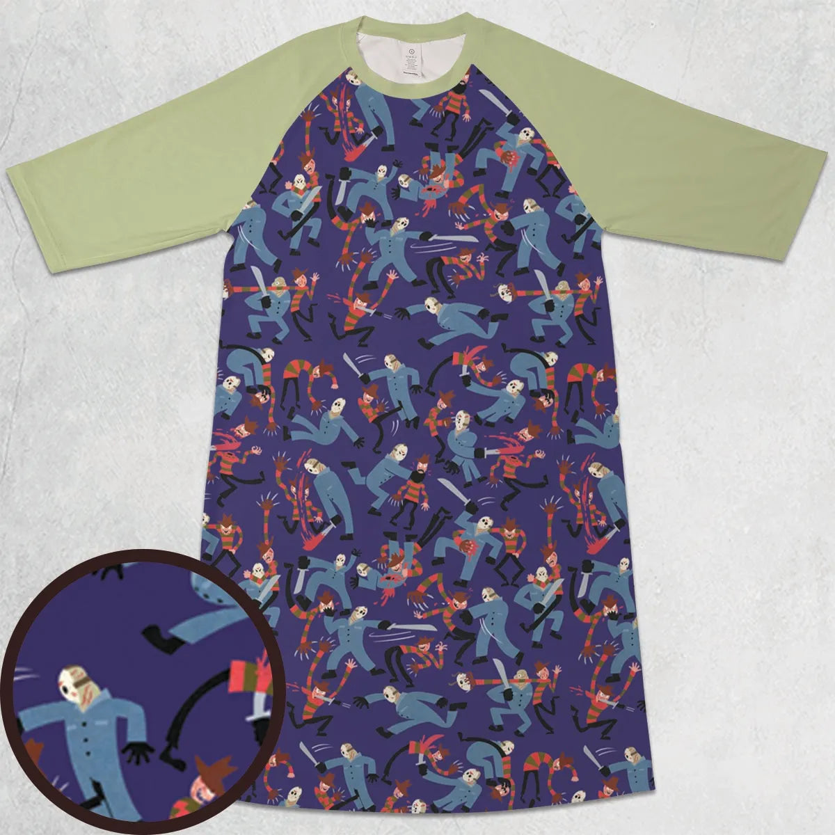 3/4 Sleeve Raglan Dress - M95EJRZL
