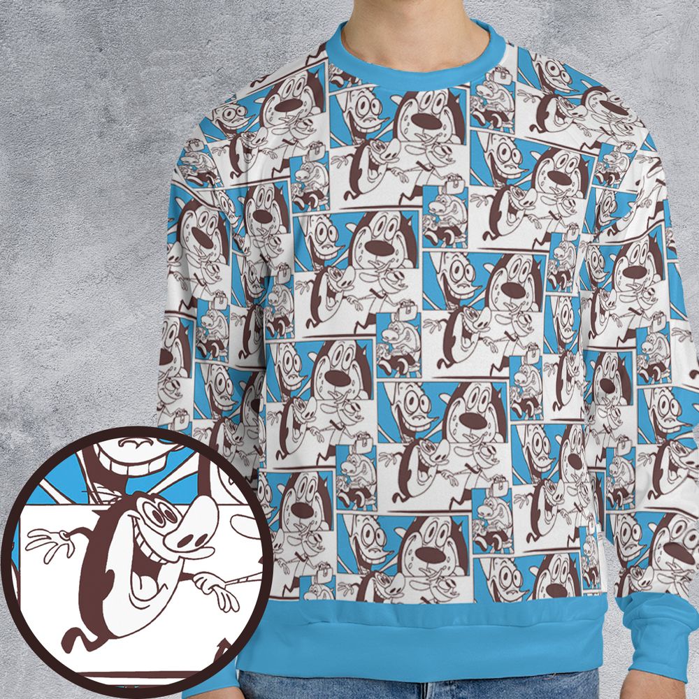 All-over Print Sweatshirt - XE4UD3VZ -  - 1