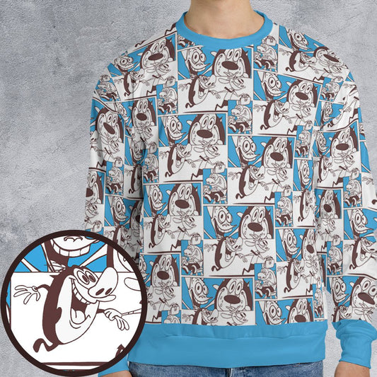 All-over Print Sweatshirt - XE4UD3VZ -  - 1