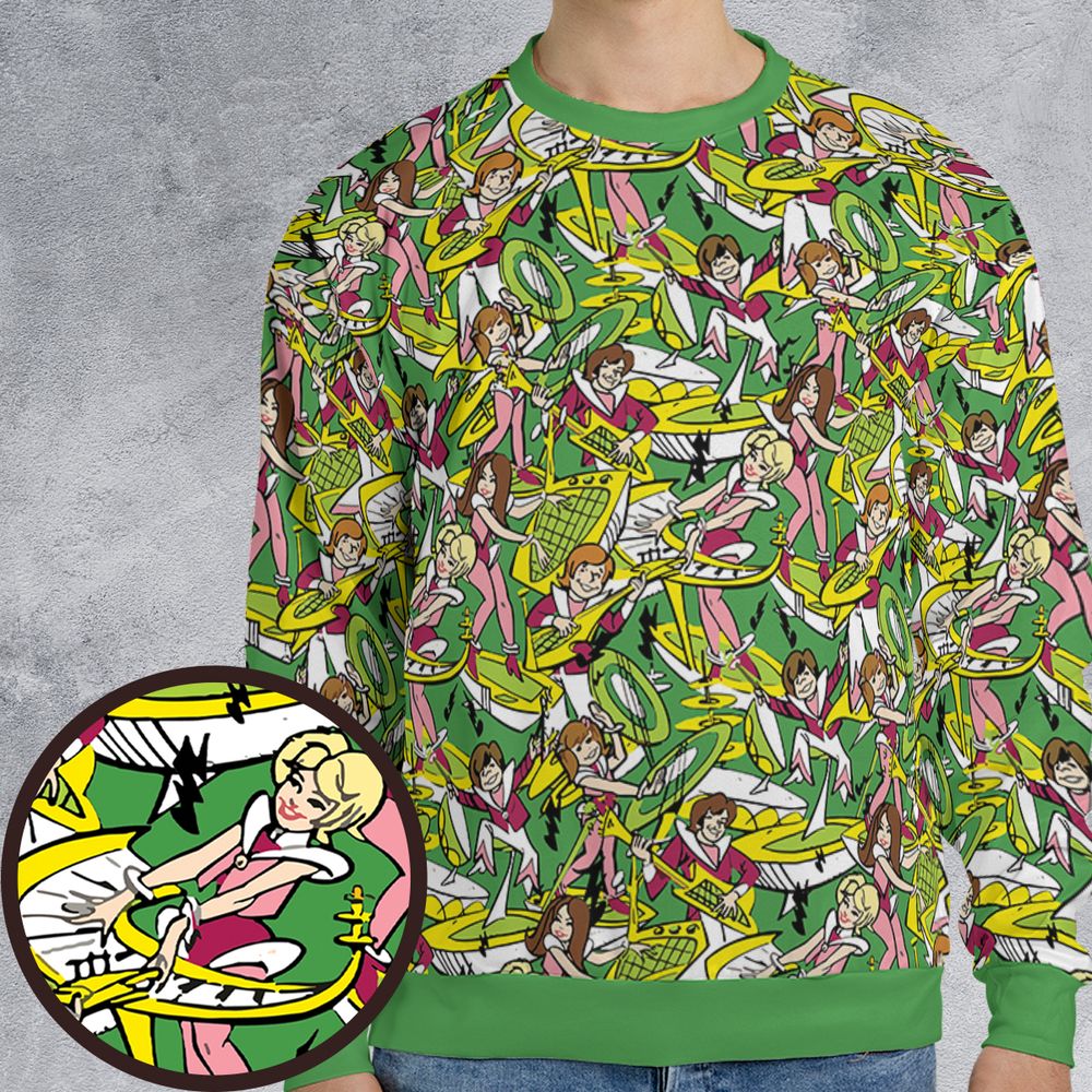 All-over Print Sweatshirt - VT187Z5H -  - 1