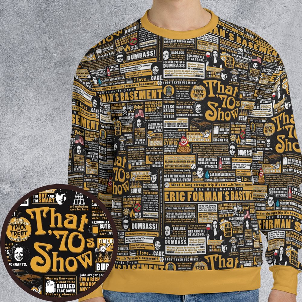 All-over Print Sweatshirt - 2U51HZTH -  - 1