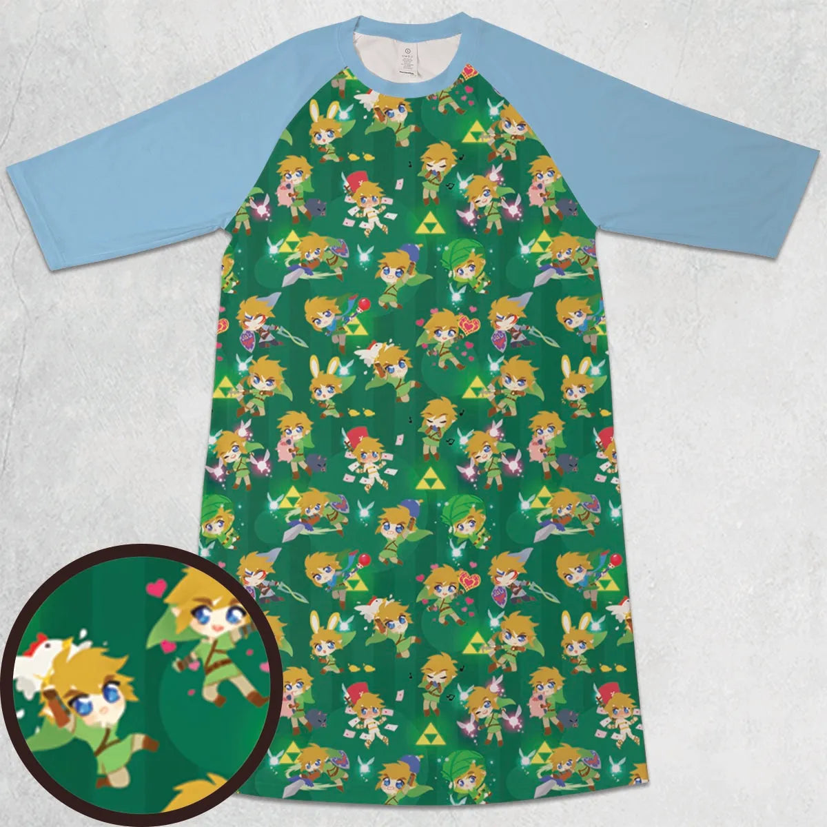 3/4 Sleeve Raglan Dress - 72Y4AY8D