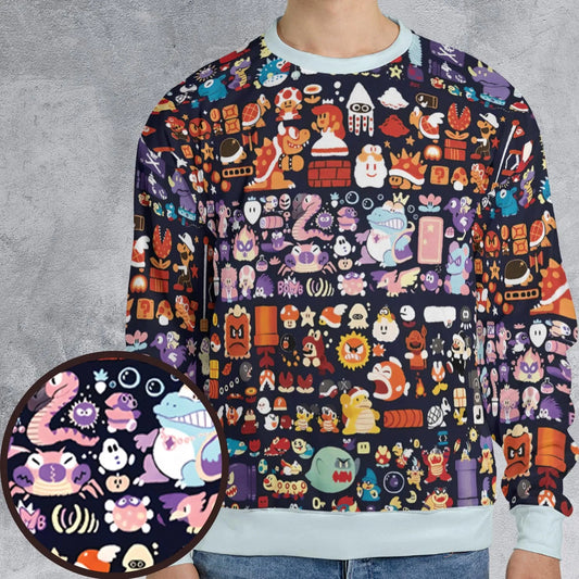 All-over Print Sweatshirt - ZTBHU3JB