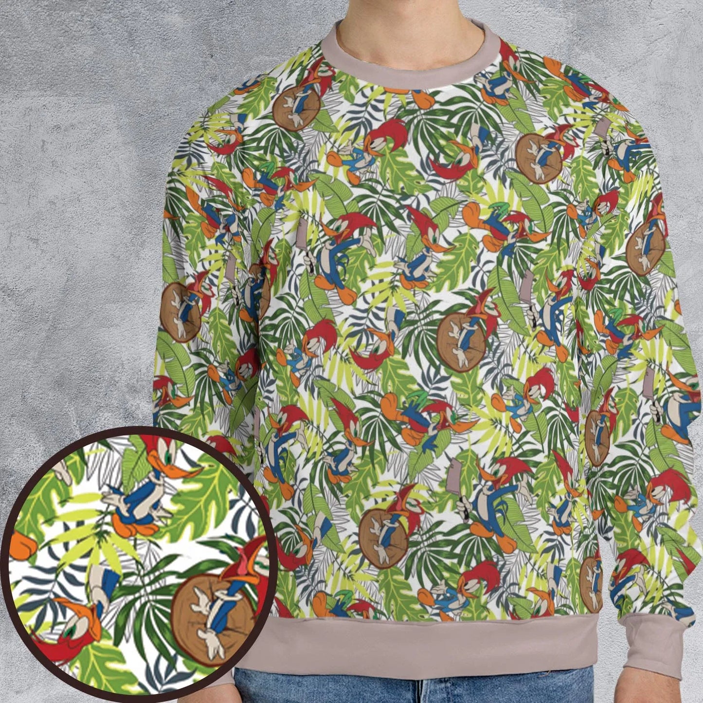 All-over Print Sweatshirt - 6X5YJXU9